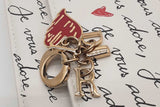Christian Dior Dioramour "Je Vous Adore" Print Top Handle Bag Eb0726lwxzde