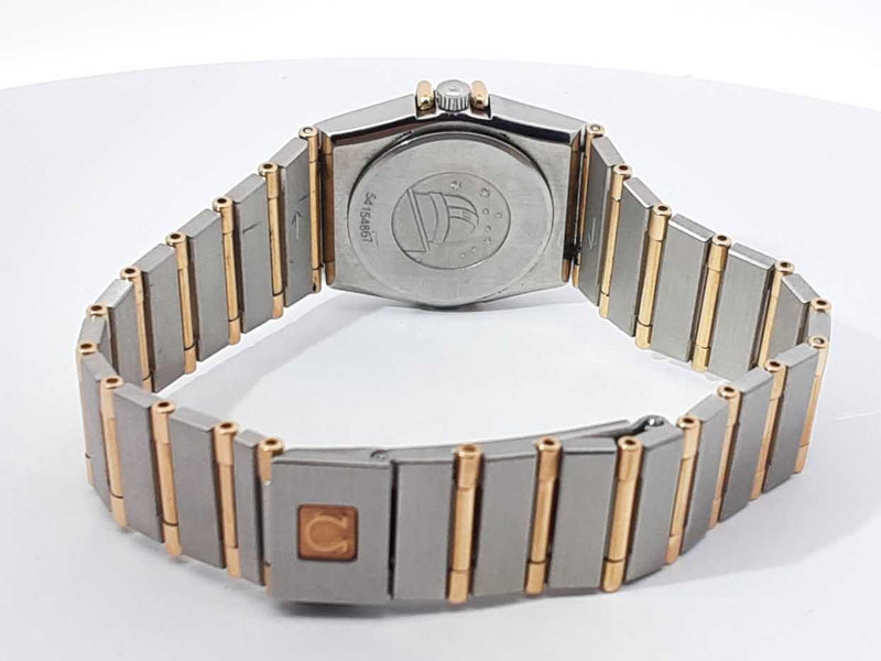 Omega Constellation 18k Gold Stainless Steel 26mm Quartz Watch Sd1025pzxsa