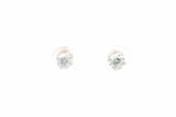 0.9cttw Diamond Stud Screwback Earrings In 10k Yellow Gold 0.8 Grams Eb0926wxzsa