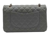 Chanel Quilted Caviar Medium Classic Double Flap Green Handbag Kb0625crxzmia