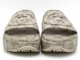 Gucci Interlocking G Logo Rubber Slides Beige Size 40 Aa1026lrzsa