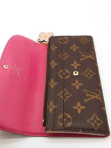 Louis Vuitton Monogram Bloom Flower Emilie Wallet Eb0726lrxde
