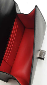 Christian Louboutin Mini Elisa Top Handle Bag In Black Leather Fw0926wrzdu