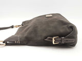 Dooney & Bourke Charcoal Gray Suede Hobo Bag Sd0625orsa