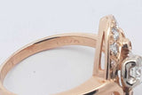 0.66cttw Diamond Ring In 14k Yellow Gold 4.4 Grams Size 7.75 Eb0426wxzsa