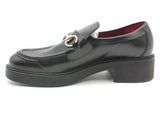 Gucci Cordovan Lux Horsebit Lug Loafers Black Aa1026lrzsa