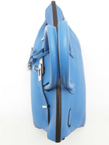 Hermes Birkin 25 Bleu Brighton Blue Swift Palladium Handbag Do1225lrrxzde