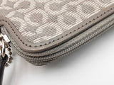 Coach Madison Needlepoint Op Art Double Zip Wristlet Fw0926lzdu