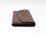 Louis Vuitton Emilie Wallet In Damier Ebene Coated Canvas Fw1025oxzdu
