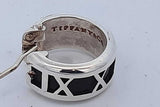 Tiffany & Co. Atlas Hoop Earrings In 925 Sterling Silver 7.9 Grams Eb0926oxzde