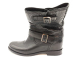 Prada Black Leather Boots Size Eu 38 Do0925oxzde
