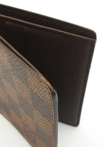 Louis Vuitton Porte-billets Wallet In Damier ÉBène Coated Canvas Fw0926lxzdu