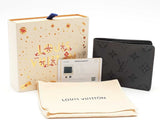 Louis Vuitton Monogram Eclipse Wallet Gray Aa0729ozxsa