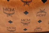 Mcm Liz Reversible Visetos Cognac Tote Bag Eb0526wxzsa