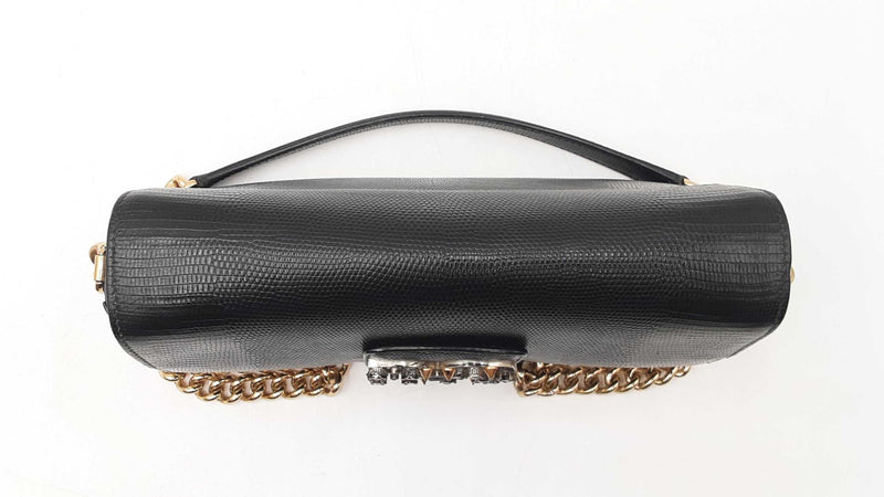 Dolce & Gabbana Dg Milennials Shoulder Bag In Stampa Iguana Calfskin Fw0825lrxdu
