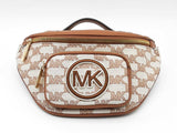 Michael Kors Erin Extra Small Waist Bag In Logo Jacquard Fw0826prdu
