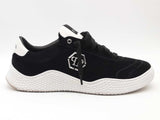 Phillip Plein Suede Runner Hexagon Black Shoes Size 46 Aa0626czsa