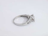 1.80 Cttw Diamond 14k White Gold Ring 5 Grams Size 9 Aa0625lszxsa