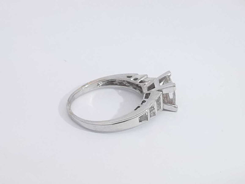 1.80 Cttw Diamond 14k White Gold Ring 5 Grams Size 9 Aa0625lszxsa