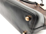 Coach Sierra Brown Logo Signature Coated Canvas Satchel Crossbody Bag Do0826oxde