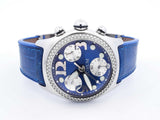 Corum Bubble Stainless 45mm Steel Chronograph Watch Diamond Bezel Sd1224orzxsa
