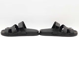 Hermes Chypre Black Sandals Size 10 Sd0926rzxde