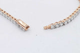 4.02cttw Lab Grown Diamond Tennis Bracelet 14k Yellow Gold 6.1g 7 In Eb826lorxsa