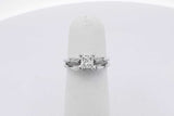 0.67cttw Diamond Wedding Set In 14k White Gold 3.2 Grams Size 4 Eb0625wxzsa