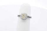 0.5cttw Diamond Ring In 14k White Gold 3 Grams Size 4 Eb0926crxsa
