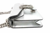 Gucci Dionysus Metallic Silver Leather Shoulder Bag Eb1026erxsa