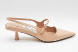 Jimmy Choo Patent Leather Slingback Kitten Heels Size 38.5 Eb0626crde