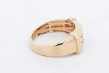 0.14cttw Diamond Ring In 10k Yellow Gold 3.7 Grams Size 8.5 Eb0926lrxsa