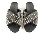 Gucci Hydra Studded Black Slide Sandals Size 39 Sd0825rzde