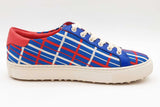Tory Burch Blue & Red Sport Knit Golf Sneakers Size 7 M Eb0126pxde