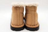 Prada Shearling Ecru Ankle Boots Size 38 Eb1225loxzde