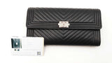 Chanel Caviar Quilted Boy Flap Wallet Black Sd0725izxdu