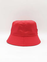 Prada Bucket Hat In Red Re-nylon Size M 58cm Fw0925lrxdu
