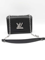 Louis Vuitton Black Epi Leather Twist Lock Shoulder Bag Eb1225exzdu