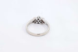 Approx. 0.56ctw Diamond Ring In 14k White Gold 3.2 Grams Size 6 Eb1124llxsa