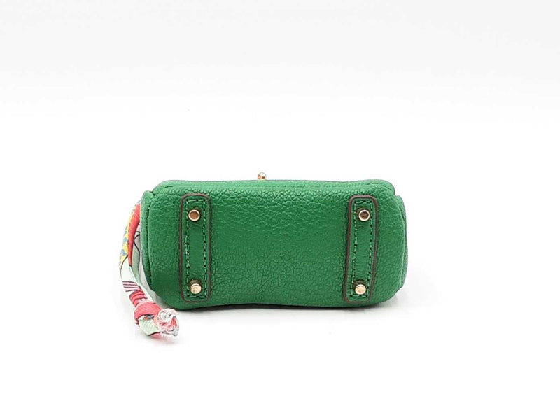 Mini Luxury Bag Charm In Green Fw0825idu