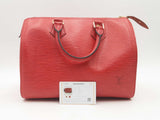 Louis Vuitton Speedy Red Epi Leather Handbag Sd1025wzxsa