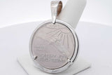 1998 Liberty Platinum Coin Pendant Set In 14k Gold Diamond Bezel Eb0126opxzsa