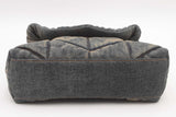 Yves Saint Laurent Denim Quilted Puffer Toy Bag Eb0626cxzsa