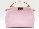 Fendi Peekaboo Pink Leather Crossbody Bag Do1224srxde