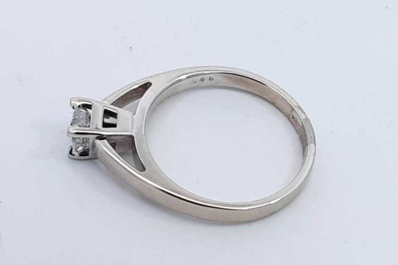 Approx. 0.5ctw Diamond Ring In 14k White Gold 3.5 Grams Size 7 Eb0824wrxdu