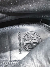 Tory Burch Simone Black Suede Ankle Boots Size 7.5 Eb1025crde