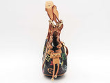 Louis Vuitton Theda Multicolor Monogram Black Handbag Aa0525rxzsa