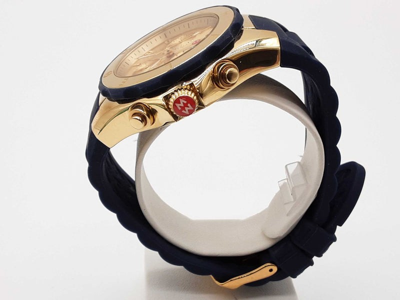 Michele Mww12f00040 40 Tahitian Jelly Bean Chronograph Quartz Watch Do1025lorde