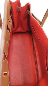 Hermes Birkin 35 Brown Leather Gold Hardware Eb0126llxxzdu