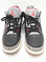 Nike 854262-001 Air Jordan Retro 3 Black Cement Shoes Size Us 11 Mens Do0925